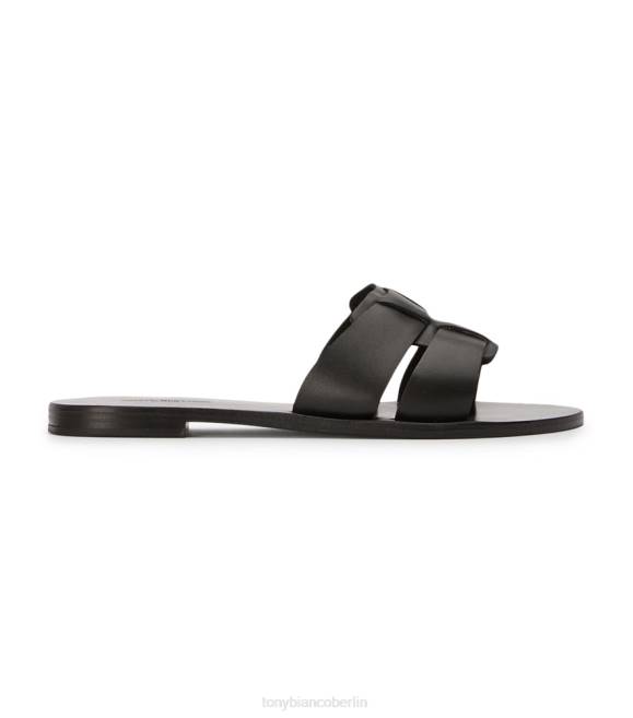 Sandalen| de Tony Bianco Frauen Wohnungen erzwingen Schwarz 4624610